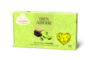 Crispo Sugared Almonds Heart Shape Yellow 1 kg