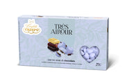 Crispo Sugared Almonds Heart Shape Lilac 1 kg