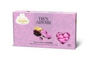 Crispo Sugared Almonds Heart Shape Pink 1 kg