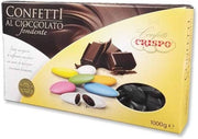Crispo Sugared Almonds Nero 1 kg Dark Chocolate