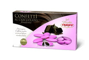 Crispo Sugared Almonds Rosa 1 kg Dark Chocolate
