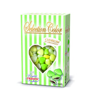 Crispo Sugared Almonds Green Shading 500 gr Little Hearts