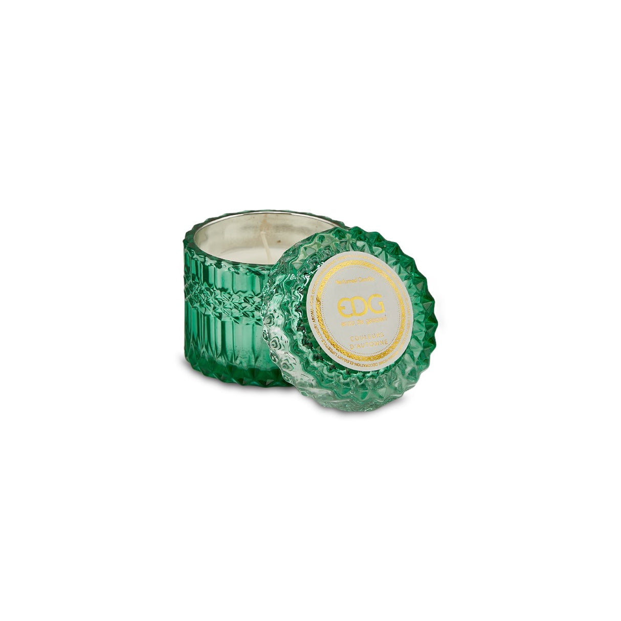 immagine-1-edg-enzo-de-gasperi-candela-crystal-con-vaso-h-85-cm-d-9-cm-160gr-verde-ean-8056372832581