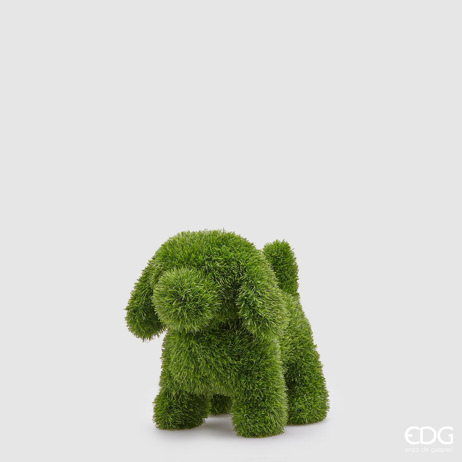 EDG Enzo De Gasperi Decor Grass Dog H 33 Cm L 23 Cm L 35 Cm Green Green
