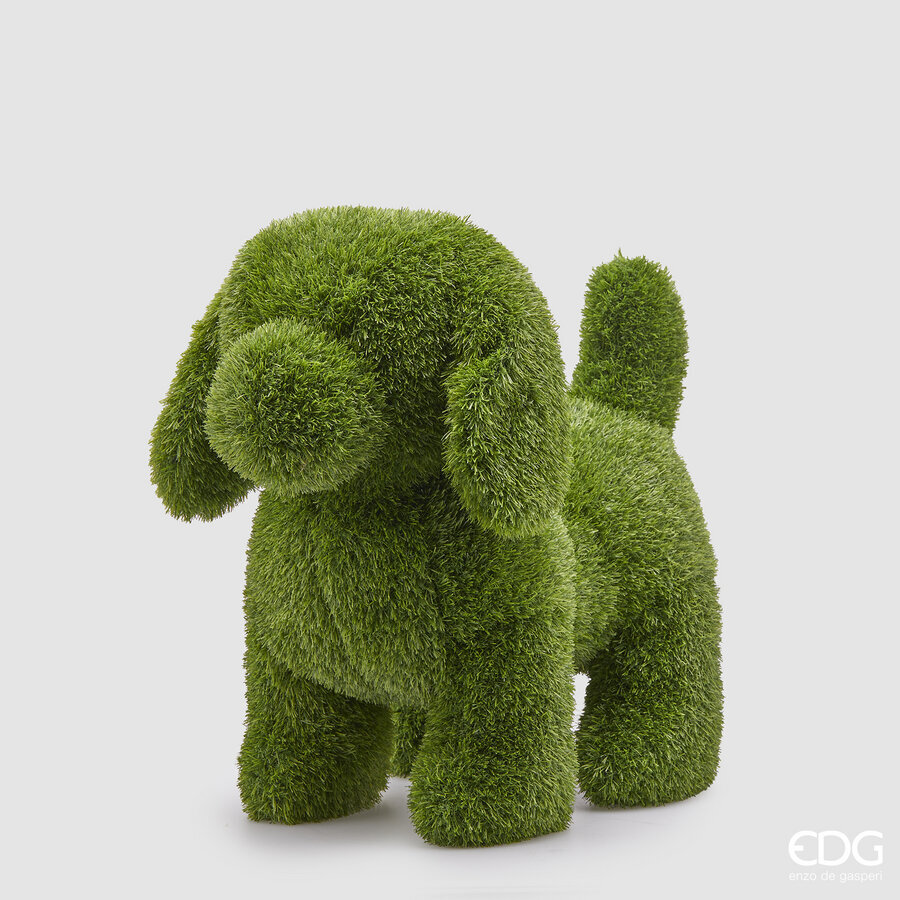 EDG Enzo De Gasperi Dog Grass Decoration H60 L34 L65 Green
