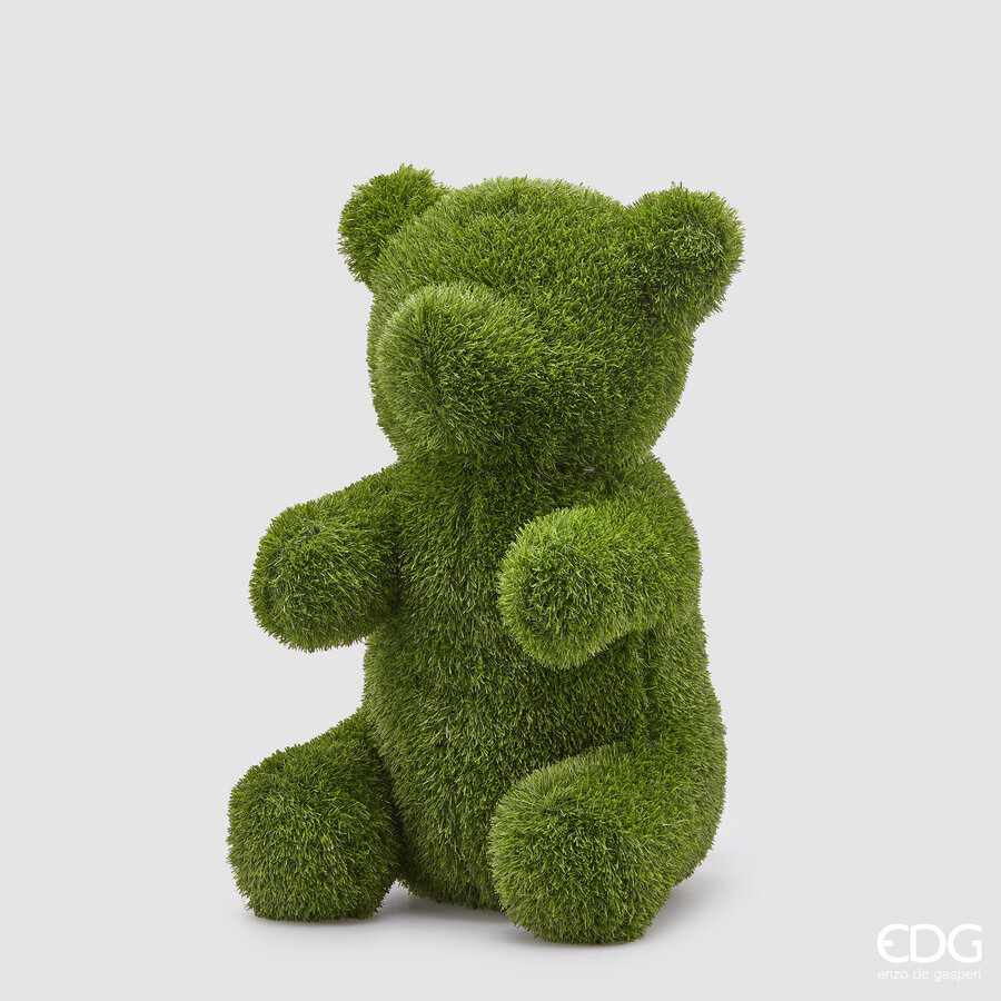 EDG Enzo De Gasperi Ornament Bear Grass H65 W40 L45 Green