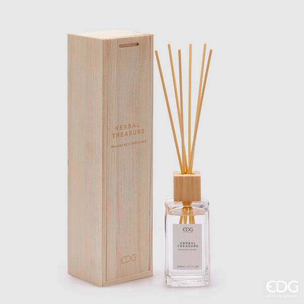 EDG Enzo De Gasperi Essential Bottle Air Freshener 330 Ml H 16 Cm Herbal Treasure