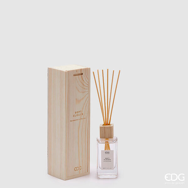 EDG Enzo De Gasperi Essential Bottle Air Freshener 90 Ml H 12.5 Cm Soft Clouds