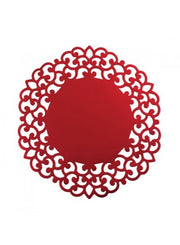 GIVI ITALIA Paper placemats (4 pcs) - Satin Red 33 cm