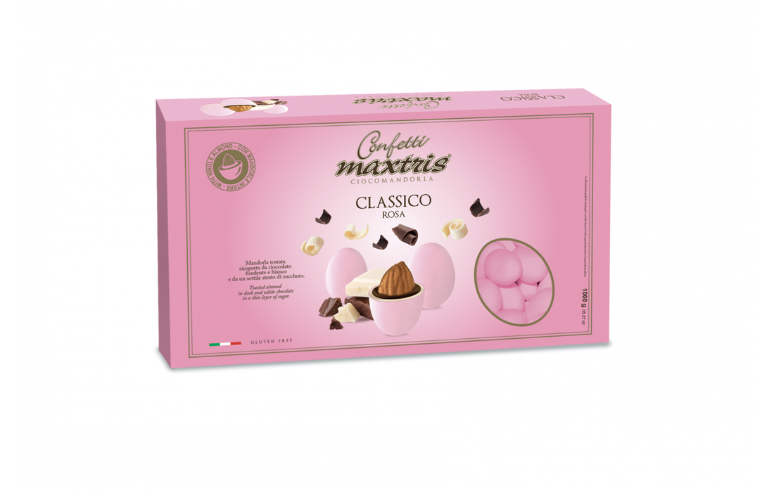 Maxtris Sugared Almonds Classic Pink 1 Kg