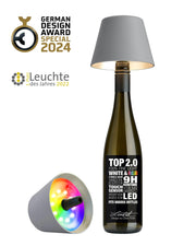 Sompex TOP 2.0 Battery Bottle Lamp Grey