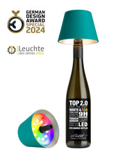 Sompex TOP 2.0 Battery Bottle Lamp Turquoise