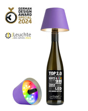 Sompex Top 2.0 Battery Operated Bottle Light RGBW Purple
