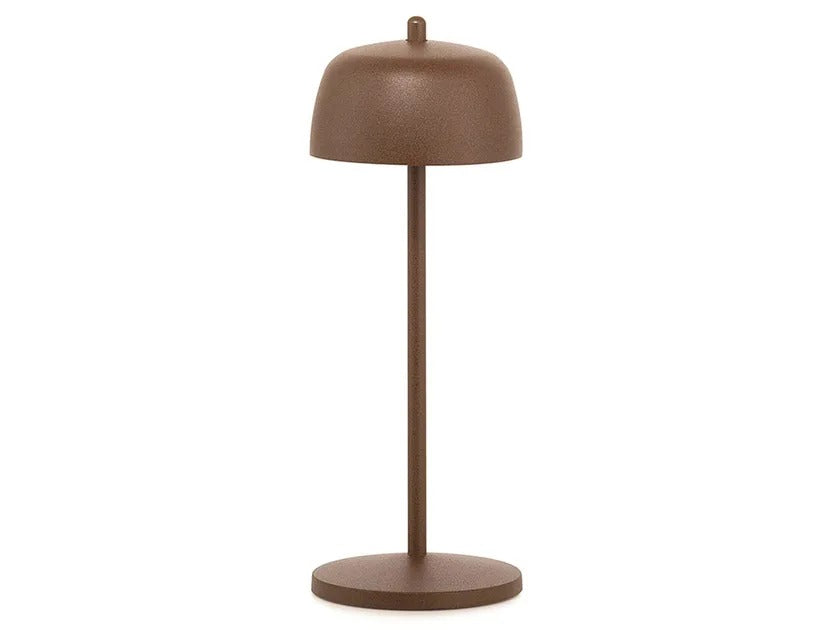 Zafferano Circe Table Lamp D 110 Mm H 300 Mm Corten