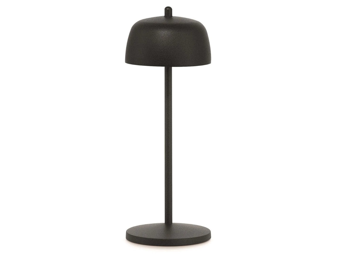 Zafferano Circe Table Lamp D 110 Mm H 300 Mm Matt Black