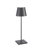 Zafferano Poldina Pro Dark Grey - Aluminum Table Lamp H38