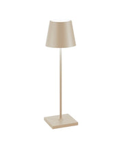 Zafferano Poldina Pro Sand - Aluminum Table Lamp H38