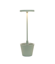 Saffron Poldina Reverso Sage - Led Table Lamp H35cm