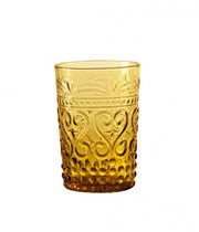 Provencal Zafferano Rock Glass Amber 27 Cl 73 x 105 Mm 6 Pcs
