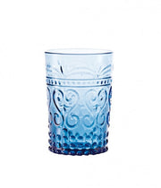 Zafferano Provençal Turquoise Rock Glass 27 Cl 73 x 105 Mm 6 Pcs