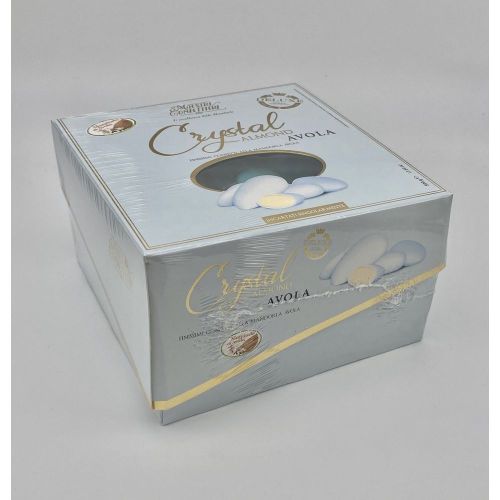 Maxtris Crystal Almond Avola Sugared Almonds Light Blue 500g