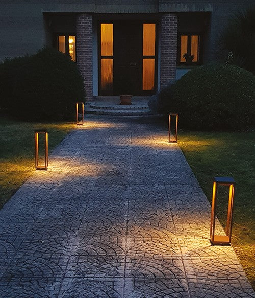Zafferano Home Solar Terra Lamp H 500 Mm D 140 Mm L 140 Mm Grey
