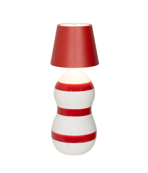 Zafferano Poldina Stopper Lamp H 111 Mm D 111 Mm Red