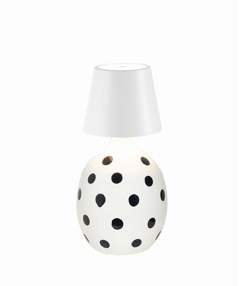 Zafferano Poldina Stopper Lamp H 111 Mm D 111 Mm White