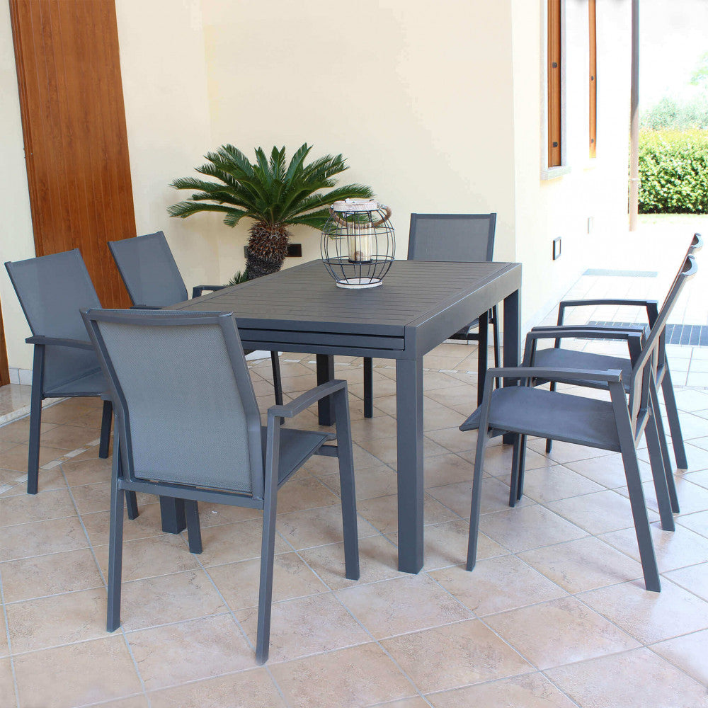 immagine-4-cosma-outdoor-living-poltrona-maili-impilabile-antracite